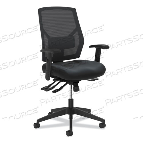 OEM#: BSXVL582SB11TCRIO РАБОЧЕЕ КРЕСЛО С ВЫСОКОЙ СПИНКОЙ И АСИНХРОННЫМ УПРАВЛЕНИЕМ, ПОДДЕРЖИВАЕТ ВЕС ДО 250 ФУНТОВ, ВЫСОТА СИДЕНЬЯ ОТ 18 ДО 22, ЧЕРНЫЙ от HON