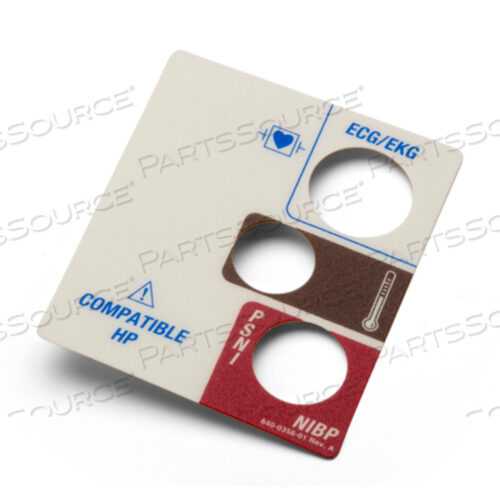 OEM#: 640-0356-01ЭТИКЕТКА, ЛЕВАЯ БОКОВАЯ ПАНЕЛЬ, БЕЗ PTB, (HP 202) от Welch Allyn Inc.