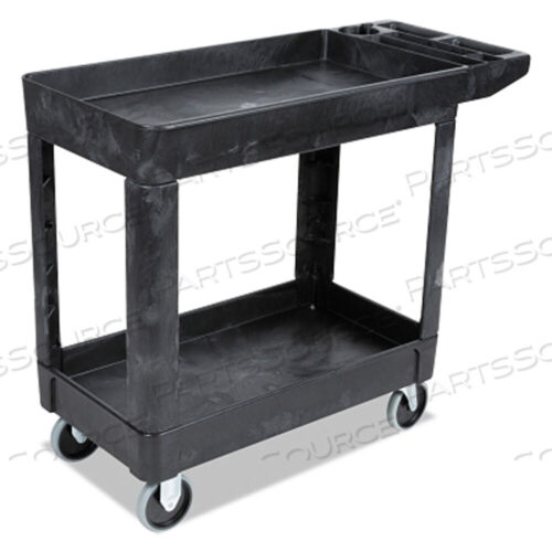 OEM#: FG450089BLAHEAVY-DUTY UTILITY CART, ГРУЗОПОДЪЕМНОСТЬ 500 ФУНТОВ, 39 ДЮЙМОВ Ш X 17,88 ДЮЙМОВ Г X 33,25 ДЮЙМА В, ЧЕРНАЯ от Rubbermaid Medical Division