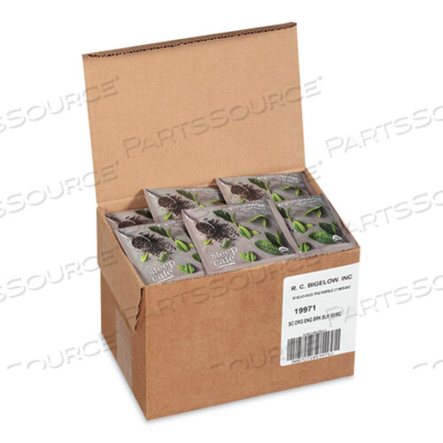 OEM#: RCB19971ЧАЙ STEEP CAFE ORGANIC BLACK TEA, АНГЛИЙСКИЙ ЗАВТРАК, 50 ПАКЕТОВ/КОРОБКА от Bigelow