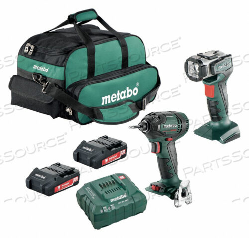 OEM#: SSD 18 LTX 200 BL ULA 14.4-18АККУМУЛЯТОРНЫЙ КОМБИНИРОВАННЫЙ НАБОР 18.0V 2 ИНСТРУМЕНТА от Metabo