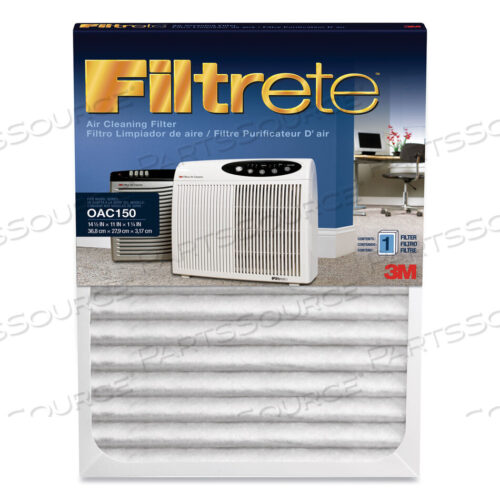OEM#: OAC150RFAIR ОЧИСТИТЕЛЬНЫЙ ФИЛЬТР ДЛЯ OAC150 БЕЛЫЙ от 3M Consumer