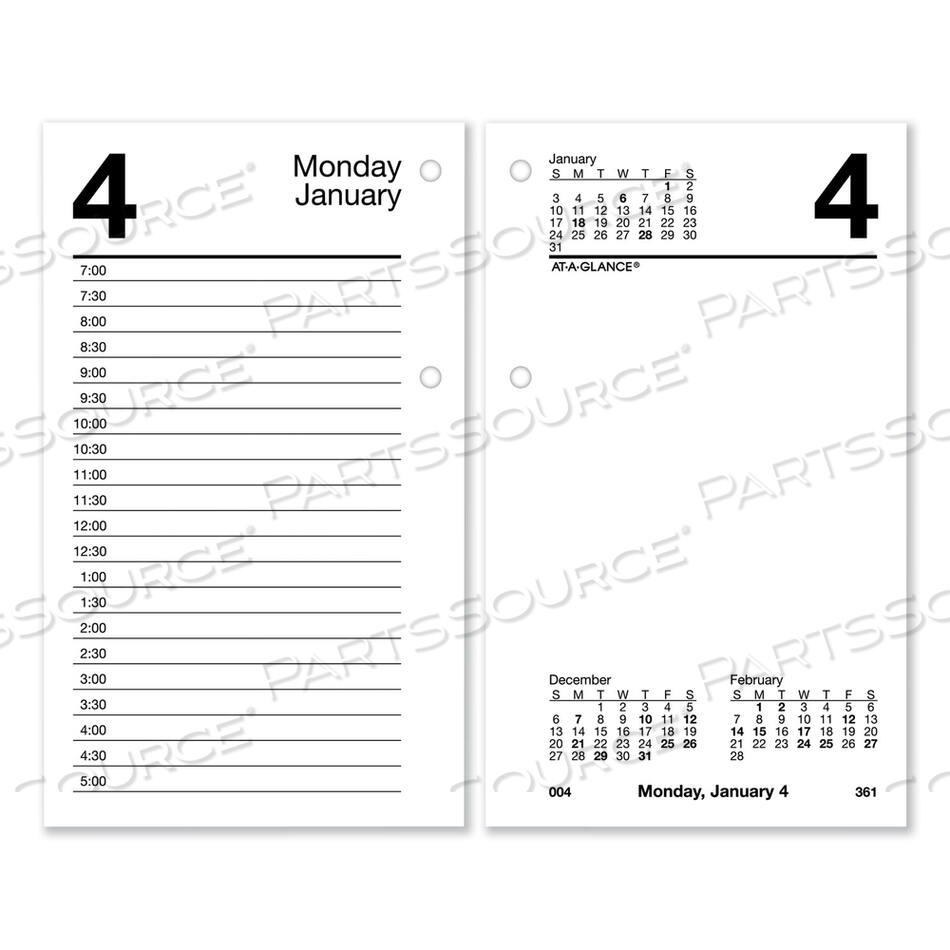 OEM#: E717R50НАСТОЛЬНЫЙ КАЛЕНДАРЬ, СМЕННЫЙ БЛОК ИЗ ПЕРЕРАБОТАННЫХ ЛИСТОВ, 3,5 X 6, БЕЛЫЕ ЛИСТЫ, 2023 г. от At-A-Glance