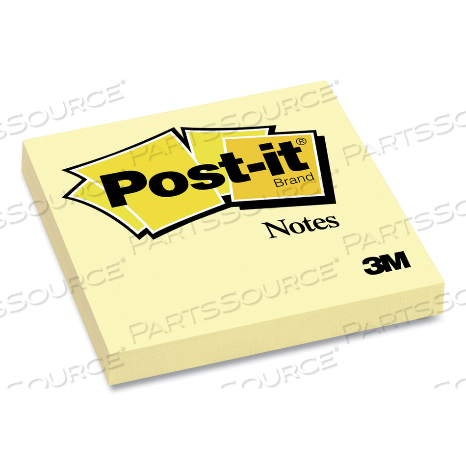 OEM#: 654 YWORIGINAL PADS IN CANARY YELLOW, 3 X 3, 100 SHEETS/PAD by 3M Consumer