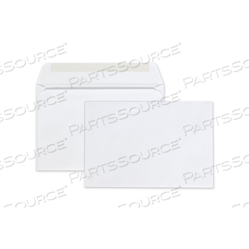 OEM#: QUA37113КОНВЕРТ-БУКЛЕТ С ОТКРЫТОЙ СТОРОНОЙ, #6 1/2, КЛАПАН С ЦЕНТРАЛЬНОЙ СТОРОНОЙ, ПРОКЛАДКА С ПРОКЛАДКОЙ, 6 X 9, БЕЛЫЙ, 100/КОРОБКА от Quality Park Products