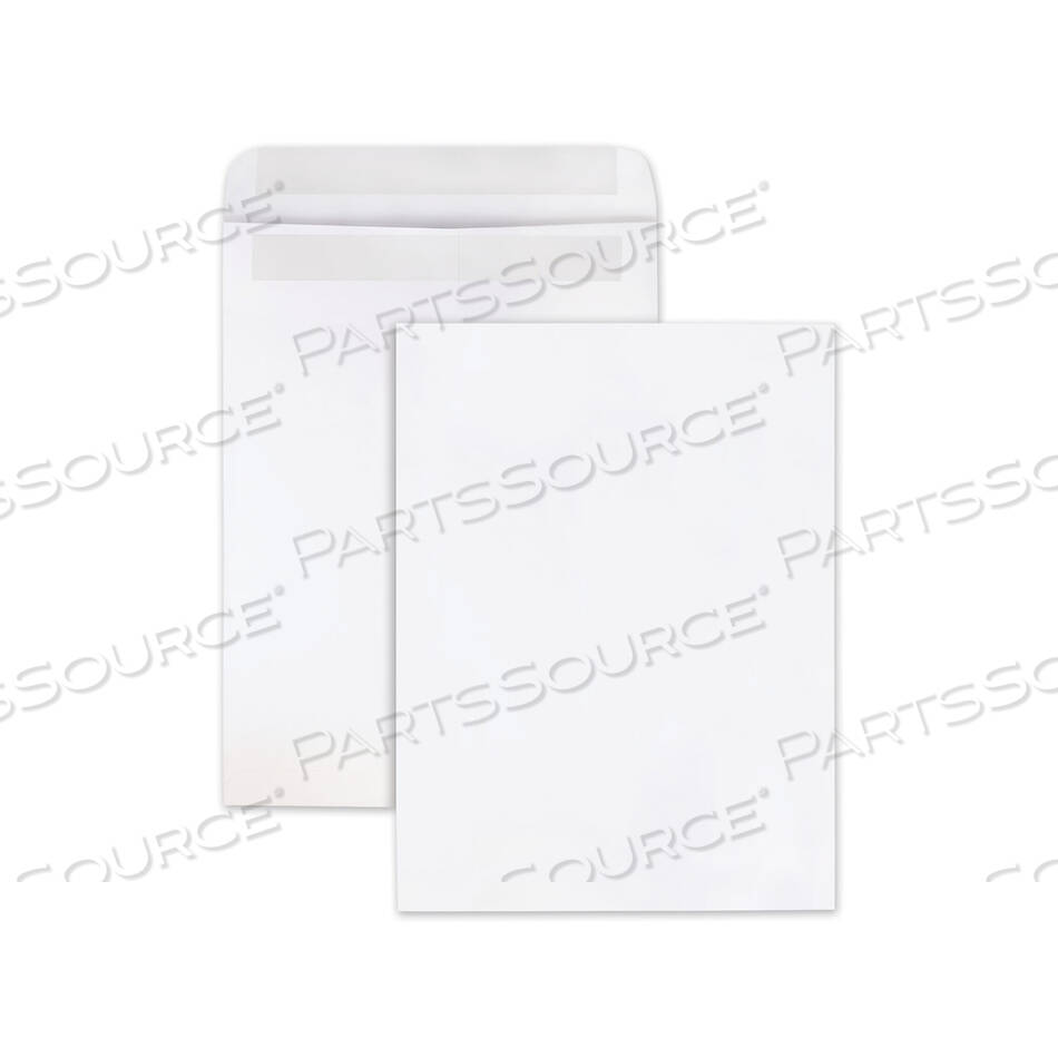 OEM#: QUA43517КОНВЕРТ КАТАЛОГА REDI-SEAL, #10 1/2, КЛАПАН В ВИДЕ ЛОПАТКИ ДЛЯ СЫРА, КЛЕЯЩАЯСЯ ЗАСТЕЖКА REDI-SEAL, 9 X 12, БЕЛЫЙ, ТКАНАЯ ОТДЕЛКА, 100 ШТ./КОРОБКА от Quality Park Products