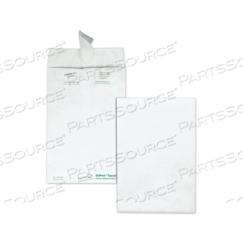OEM#: QUAR1320ЛЕГКИЕ 14-ФУНТОВЫЕ КОРОБКИ TYVEK ДЛЯ КОРОБКИ С КАТАЛОГОМ, #6 1/2, КВАДРАТНЫЙ КЛАПАН, КЛЕЕЧАТАЯ ЗАСТЕЖКА REDI-STRIP, 6 X 9, БЕЛЫЕ, 100 ШТ./КОРОБКА от Survivor