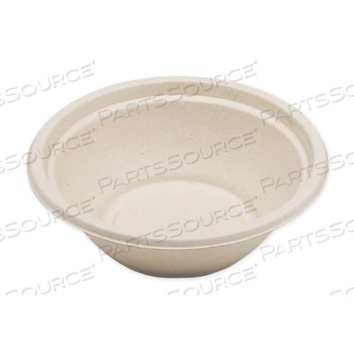 МИСКИ ИЗ ВОЛОКНА, 24 УНЦИИ, ДИАМЕТР 7,4 X 2,3H, НАТУРАЛЬНЫЕ, 500 ШТ./КОРОБКА