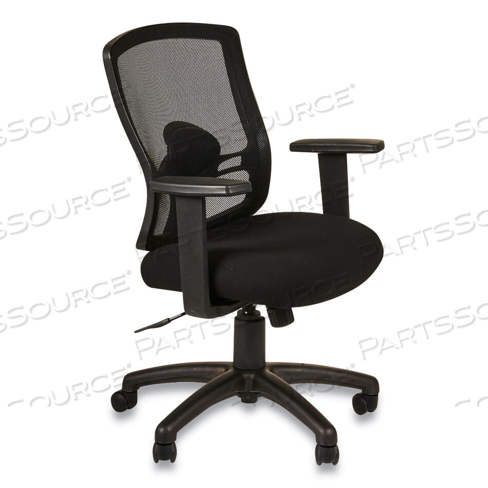 OEM#: ALEET4017BALERA ETROS SERIES MESH МИНИ-КРЕСЛО С ПОВОРОТНЫМИ И НАКЛОННЫМИ СПИНКАМИ, ВЫДЕРЖИВАЕТ ДО 275 ФУНТОВ, ВЫСОТА СИДЕНЬЯ ОТ 17,71 ДО 21,65, ЧЕРНЫЙ от Alera