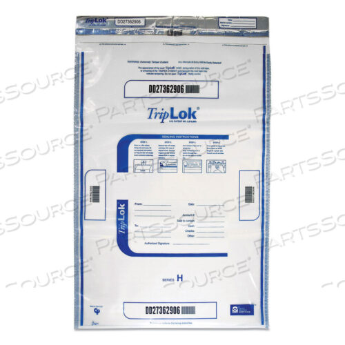 OEM#: 585059 ДЕПОЗИТНЫЙ ПАКЕТ, ПЛАСТИКОВЫЙ, 4 МИЛ, 20 X 28, ПРОЗРАЧНЫЙ, 50/УПАК от TripLOK