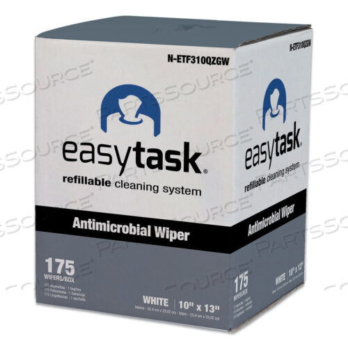 OEM#: NETF310QZGWEASY TASK F310 САЛФЕТКА, СЛОЖЕННАЯ В ЧЕТВЕРТЬ, 10 X 13, СУМКА НА МОЛНИИ, 175/ПАКЕТ от Hospeco