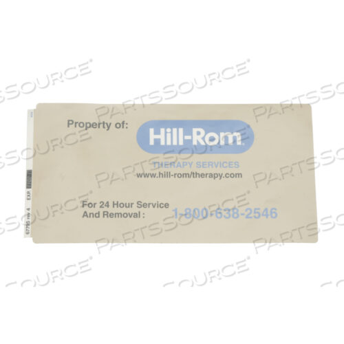OEM#: 67795LABEL FOOTBOARD RENTAL от Hillrom