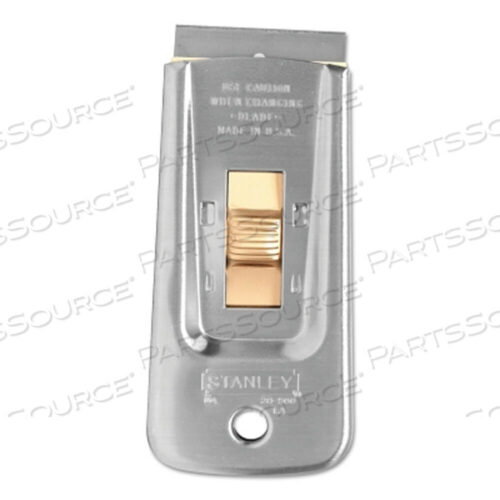 OEM#: 28-500 СКРЕБОК С ВЫДВИЖНЫМ ЛЕЗВИЕМ, ДЛИНА 5-7/8 ДЮЙМА, ШИРИНА 1-1/2 ДЮЙМА, С ОДНИМ КРОМКОМ от Stanley