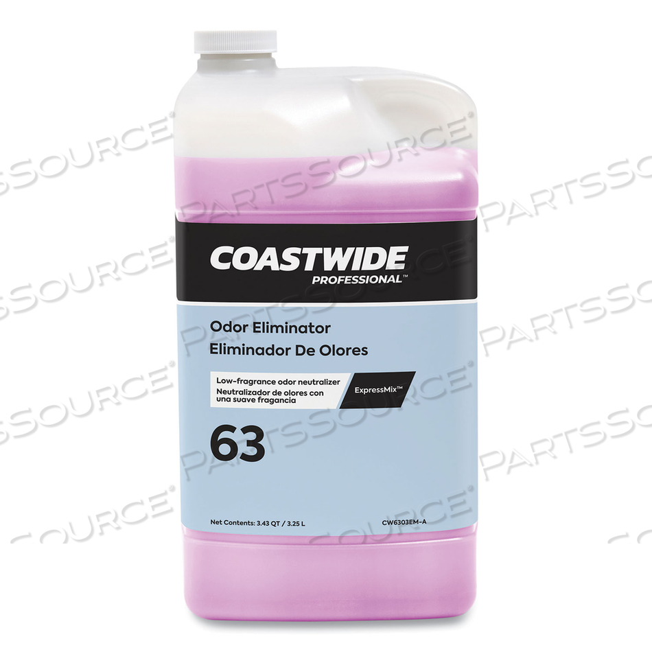 OEM#: CW6303EM-AODOR ELIMINATOR 63 КОНЦЕНТРАТ ДЛЯ EXPRESSMIX, ГРЕЙПФРУТ, БУТЫЛКА 3,25 Л, 2 ШТ./КОРОБКА от Coastwide Professional