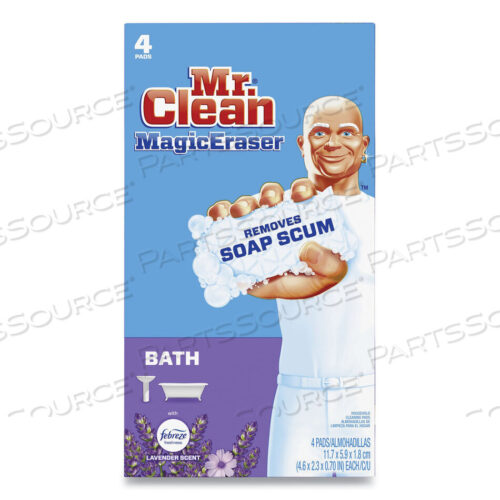OEM#: 51099MAGIC ERASER ЩЕТКА ДЛЯ ВАННОЙ, 4,6 X 2,3, БЕЛАЯ, 4 ШТ./УПАКОВКА от Mr. Clean