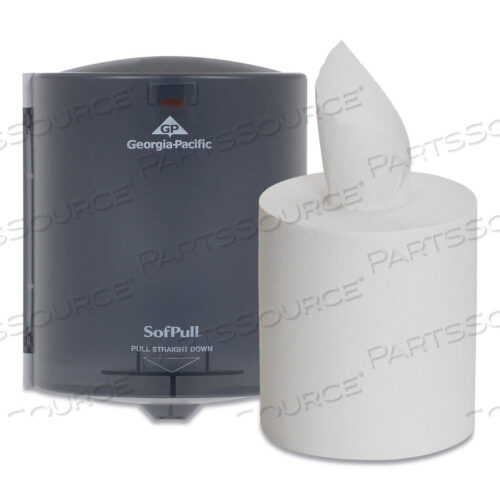 OEM#: 58206SOFPULL CENTER PULL ДИСПЕНСЕР ДЛЯ РУК, ВКЛЮЧАЕТ РУЛОН ИЗ 320 ПОЛОТЕНЕЦ CENTERPULL, 9,56 X 9,38 X 12,06, СЕРЫЙ от Georgia-Pacific