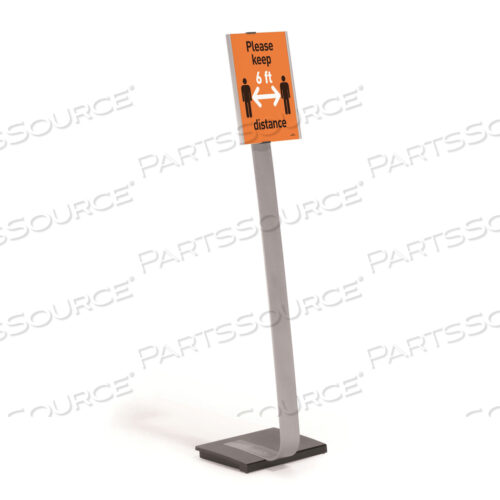 OEM#: 4814-23INFO SIGN DUO НАПОЛЬНЫЙ СТЕНД, ВСТАВКИ РАЗМЕРА БУКВОВ, 15 X 46,5, ПРОЗРАЧНЫЙ от Durable