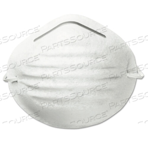 OEM#: 14110094CCNUISANCE ОДНОРАЗОВАЯ ПЫЛЕЗАЩИТНАЯ МАСКА, ПОЛУЛИЦЕВАЯ, БЕЛАЯ, ОДИН РАЗМЕР от North Safety