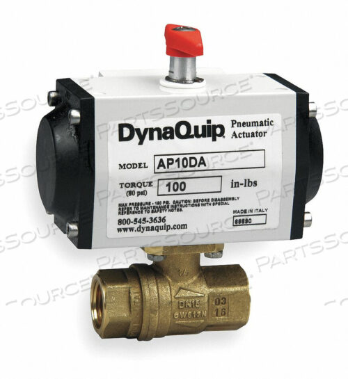 OEM#: PHH26ATSR06312ШАРОВОЙ КЛАПАН 1 1/4 ДЮЙМА FNPT С ПРУЖИННЫМ ВОЗВРАТОМ от Dynaquip Controls