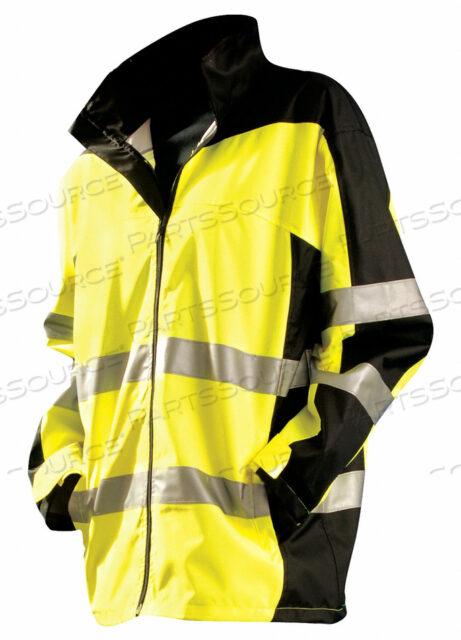 OEM#: SP-BRJ-YMSPEED COLLECTION PREMIUM BREATHABLE RAIN JACKET, CLASS 3, HI-VIS YELLOW, M by Occunomix