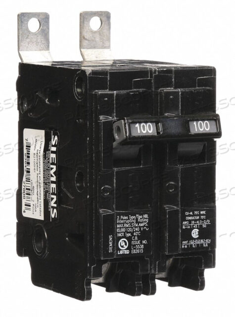 OEM#: B2100HHВыключатель 100A BOLT ON 120/240V 2P от Siemens