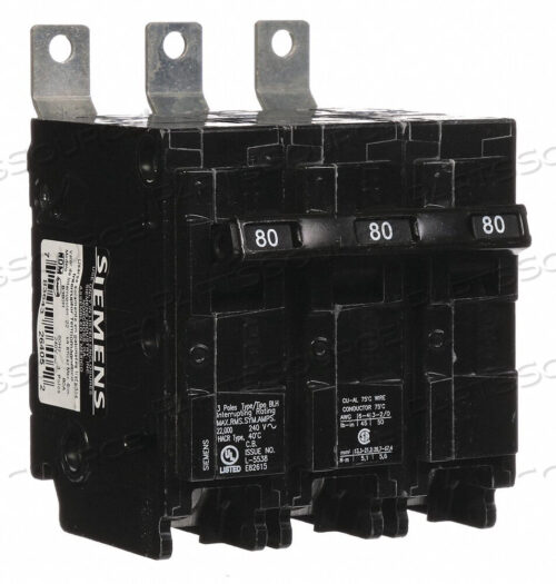 OEM#: B380HCВЫКЛЮЧАТЕЛЬ 80A BOLT ON 240V 3P от Siemens
