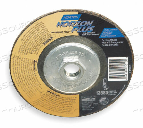 OEM#: 66252843321DEPRESSED CTR WHEEL T27 4-1/2IN 5/8IN-11 от Norton | Saint-Gobain Abrasives