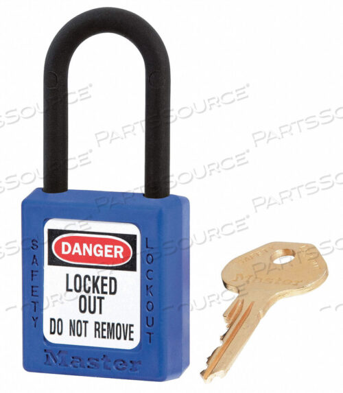 OEM#: 406KAS6BLUDIELECTRIC ZENEX SAFETY PADLOCK, СИНИЙ, 6/SET от Master Lock