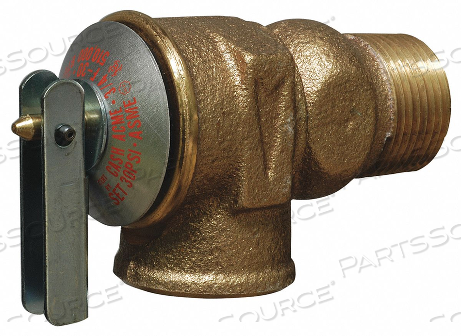 OEM#: F-30ПРЕДОХРАНИТЕЛЬНЫЙ КЛАПАН 3/4 ДЮЙМА 30 PSI ЛАТУНЬ от Cash Valve