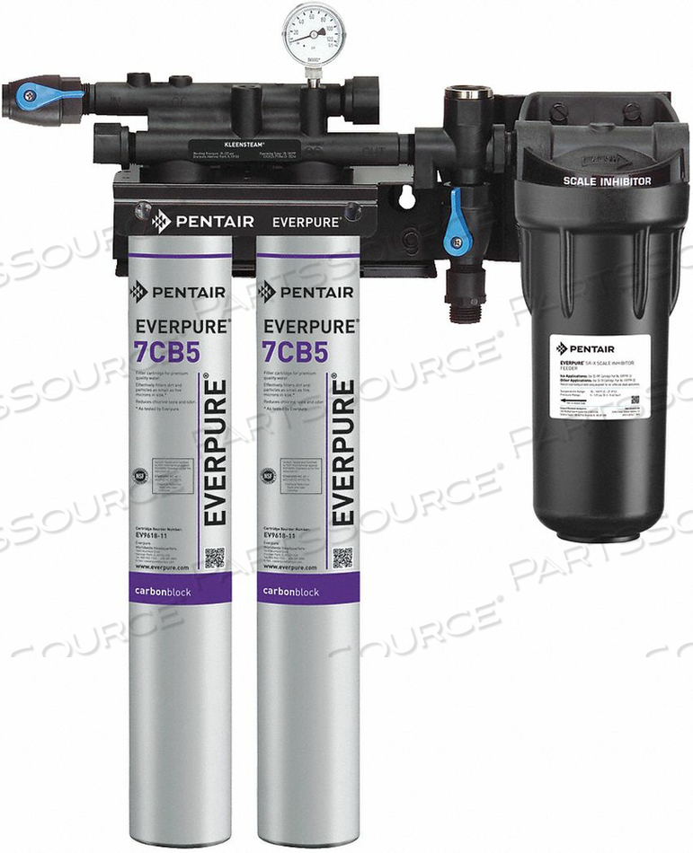 OEM#: EV979722-75СИСТЕМА ФИЛЬТРОВАНИЯ ПАРООБРАЗОВАТЕЛЯ 3/4 ДЮЙМА NPT 5 ГАЛЛОНОВ В МИНУТУ от Everpure (PENTAIR Foodservice)