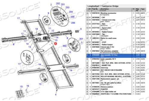 OEM#: 7044899STOP ASSEMBLY от Siemens Medical Solutions