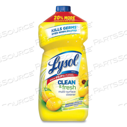 OEM#: 19200-89962ЧИСТЯЩЕЕ И СВЕЖЕЕ МНОГОФУНКЦИОНАЛЬНОЕ ЧИСТЯЩЕЕ СРЕДСТВО, ИГРУШАЮЩАЯ ЭССЕНЦИЯ ЛИМОНА И ПОДСОЛНЕЧНИКА, БУТЫЛКА 48 УНЦИЙ, 9 ШТУК В КОРОБКЕ от Lysol