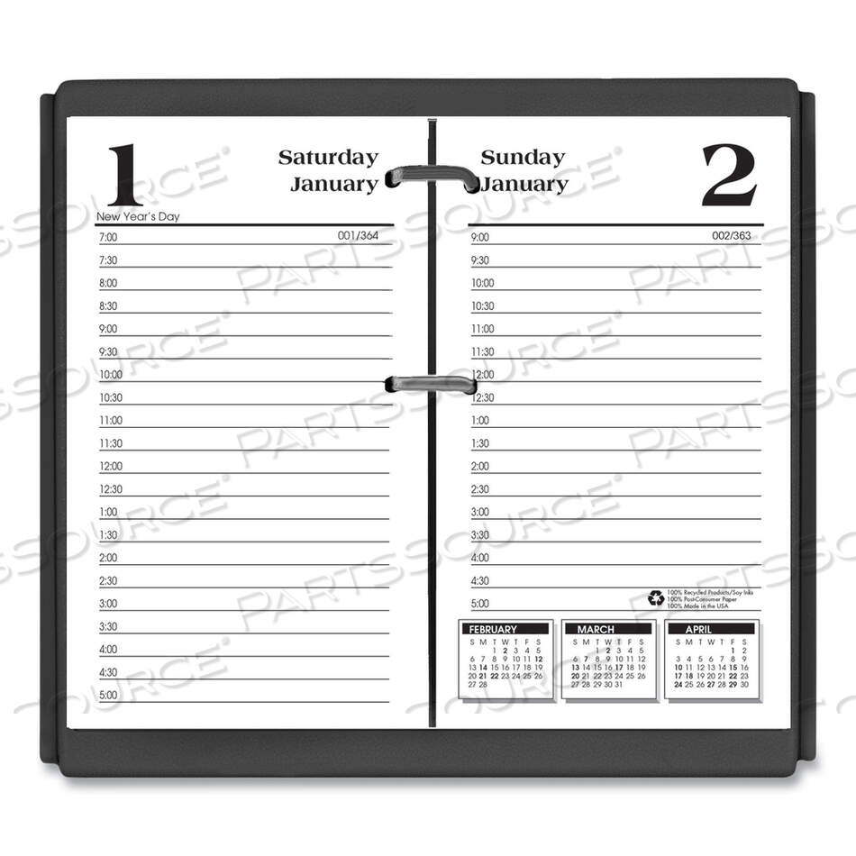 OEM#: 4717ECONOMY DAILY НАСТОЛЬНЫЙ КАЛЕНДАРЬ С ЗАПАСНЫМ СТЕКЛОМ, 3,5 X 6, БЕЛЫЕ ЛИСТЫ, 2023 г. от House Of Doolittle