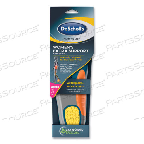 OEM#: DSC59013ОРТОЗИЧЕСКИЕ СТЕЛЬКИ PAIN RELIEF EXTRA SUPPORT, ЖЕНСКИЕ РАЗМЕРЫ 6-11, СЕРЫЕ/СИНИЕ/ОРАНЖЕВЫЕ/ЖЕЛТЫЕ, ПАРА от Dr. Scholls