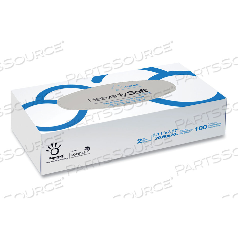 OEM#: 410945HEAVENLY SOFT FACIAL TISSUE, 2-СЛОЙНЫЕ, БЕЛЫЕ, 100/ПЛОСКАЯ КОРОБКА, 30 КОРОБОК/КАТОН от Papernet