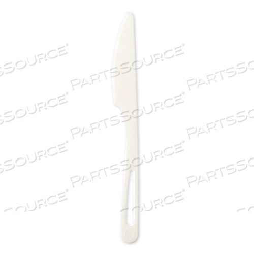 OEM#: KNPS6TPLA КОМПОСТИРУЕМЫЕ СТОЛОВЫЕ ПРИБОРЫ, НОЖ, 6.7, БЕЛЫЙ, 1000/КОРОБКА от World Centric