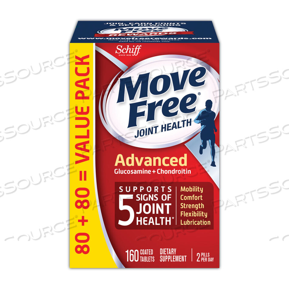 OEM#: 20525-99394 ТАБЛЕТКИ ДЛЯ ЗДОРОВЬЯ СУСТАВОВ ADVANCED, 160 ТАБЛЕТОК от Move Free