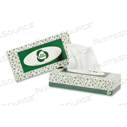 OEM#: EF150RECYCLED 2-PLY FACIAL TISSUE, WHITE, 150 SHEETS/BOX, 20 BOXES/CARTON by Eco Green