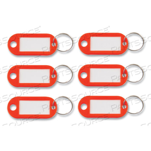 OEM#: KEY98018БИРКИ ДЛЯ КЛЮЧЕЙ С ЭТИКЕТКОЙ, 0,88 X 0,19 X 2, КРАСНЫЕ, 6 ШТ./УПАКОВКА от Advantus