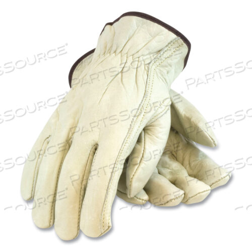 OEM#: 68-162/MECONOMY GRADE TOP-GRAIN COWHIDE LEATHER DRIVERS GLOVES, MEDIUM, TAN by Protective Industrial Products