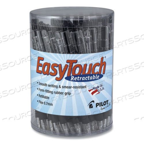 OEM#: 54058ШАРИКОВАЯ РУЧКА EASYTOUCH, ВЫДВИЖНАЯ, ТОНКАЯ 0,7 ММ, ЧЕРНЫЕ ЧЕРНИЛА, ПРОЗРАЧНЫЙ КОРПУС, 36 ШТ./УПАКОВКА от Pilot