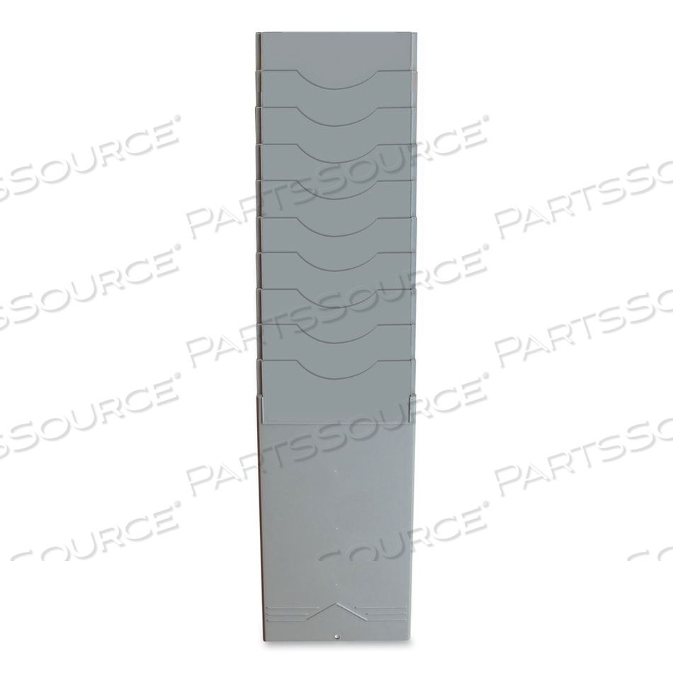 OEM#: 400-10СТОЙКА ДЛЯ КАРТОЧЕК, 10 КАРМАНОВ, ПЛАСТИК, СВЕТЛО-СЕРЫЙ от Pyramid