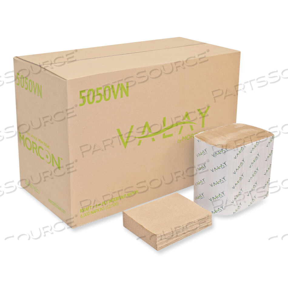 OEM#: 5050VNVALAY СЛОЖЕННЫЕ САЛФЕТКИ, 1-СЛОЙНЫЕ, 6,3 X 8,85, КРАФТ, 6000/КОРОБКА от Morcon Tissue