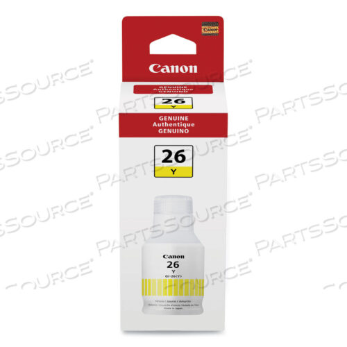 OEM#: 4423C0014423C001 (GI-26) ЧЕРНИЛА, РЕСУРС 14 000 СТРАНИЦ, ЖЕЛТЫЕ от Canon (бытовая электроника)