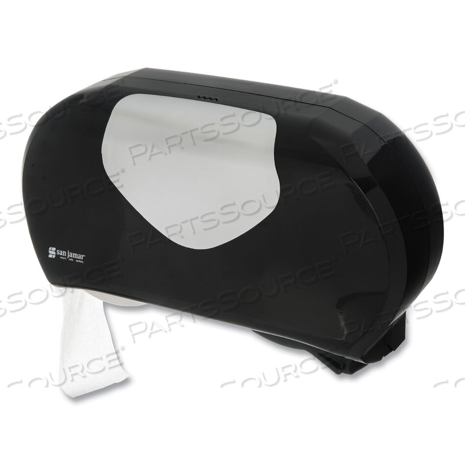 OEM#: R4070BKSSTWIN 9 JUMBO ДИСПЕНСЕР ДЛЯ БАННЫХ САЛФЕТОК, SUMMIT, 20,07 X 5,88 X 11,9, ЧЕРНЫЙ/ИСКУССТВЕННАЯ НЕРЖАВЕЮЩАЯ СТАЛЬ от San Jamar