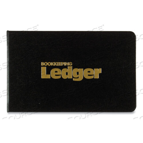 OEM#: 63453FOUR-RING LEDGER BINDER KIT WITH A-Z INDEX, BLACK COVER, 8.5 X 5 DEBIT-CREDIT-BALANCE SHEETS, 100 SHEETS/BOOK by National