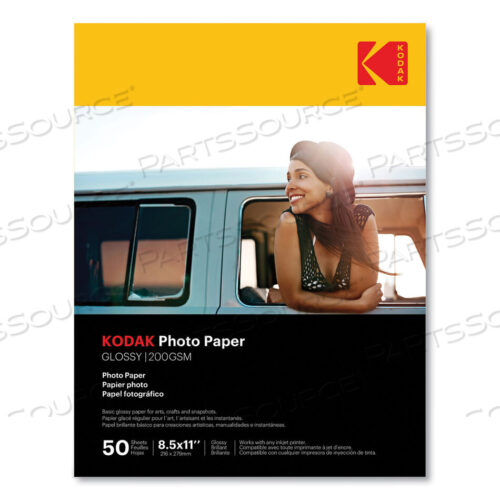 OEM#: 41182ФОТОБУМАГА, 8 МИЛ, 8,5 X 11, ГЛЯНЦЕВАЯ БЕЛАЯ, 50/УПАК от Kodak Consumer Products & Services