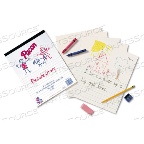 OEM#: 2423МНОГОПРОГРАММНАЯ БУМАГА ДЛЯ ИЗОБРАЖЕНИЙ В КАРТИНКАХ, 16 ФУНТОВ, ЛИНЕЙКА 5/8, ОДНОСТОРОННЯЯ, 9 X 12, 500 ШТ./УПАКОВКА от Pacon