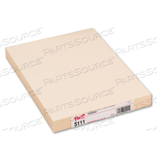 OEM#: 5111HEAVYWEIGHT TAGBOARD, 12 X 9, MANILA, 100/PACK by Pacon