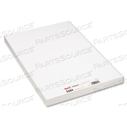 OEM#: 5284MEDIUM WEIGHT TAGBOARD, 12 X 18, WHITE, 100/PACK by Pacon